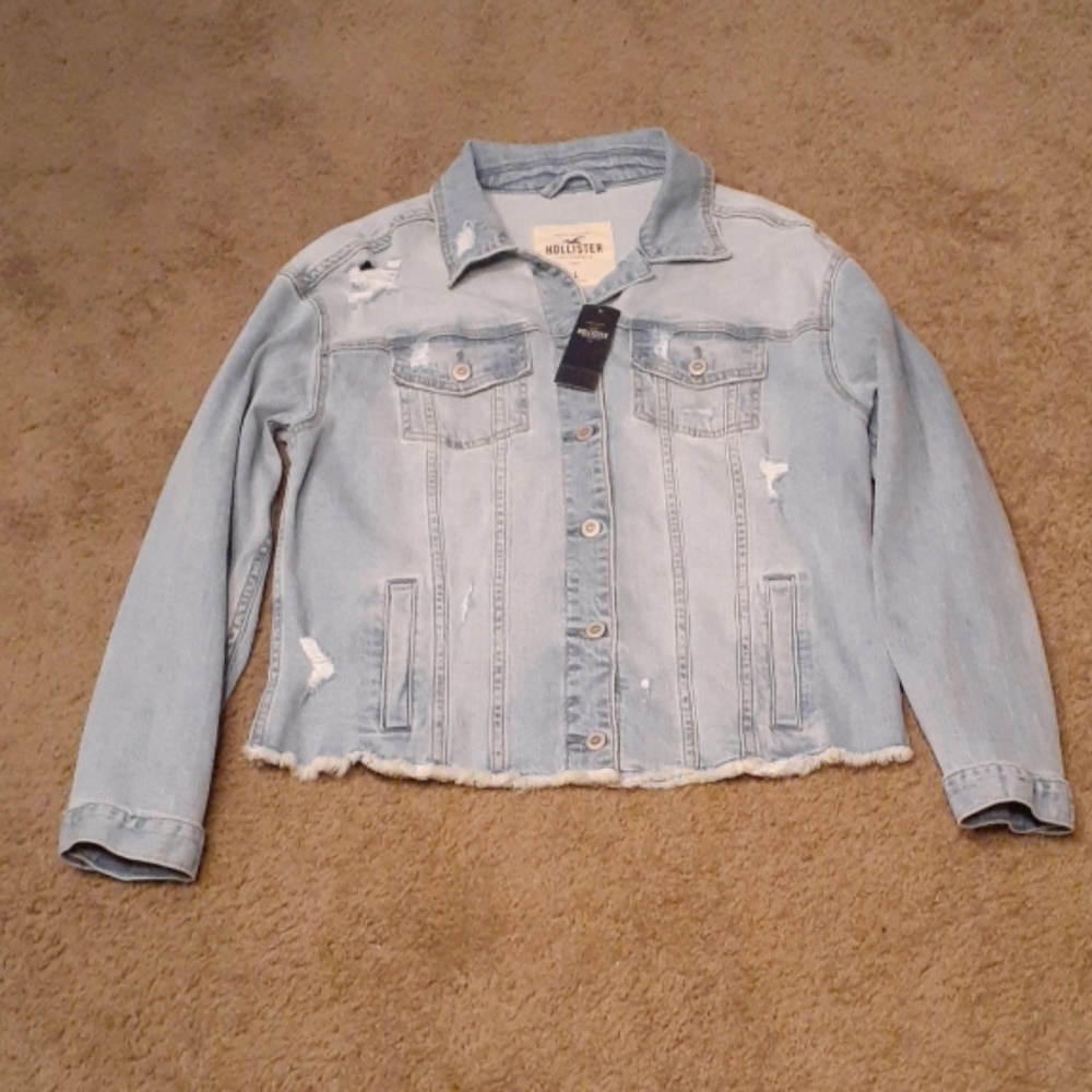 Hollister Distressed Denim Jacket